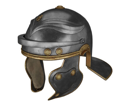 3d Rendering Roman Legionary Helmet