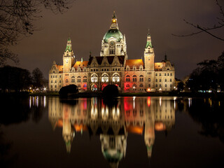 Fototapeta premium Neues Rathaus in Hannover
