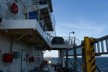 Vessel hardening is done with razor wire and wire fencing