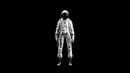 Fototapeta na wymiar Astronaut space suit. Female.