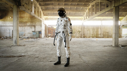 Astronaut space suit. Female.