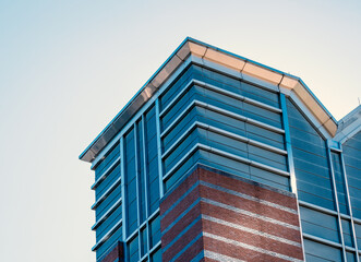 Buildings in the street	
