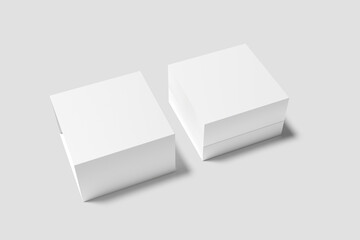 Slide Box Blank Mockup