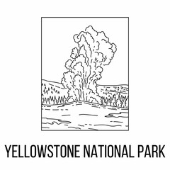 Yellowstone National Park Graphic