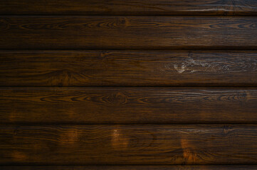 Wooden board texture, warm brown colors.