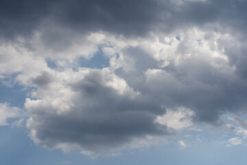 Fototapeta na wymiar Blue sky background with clouds.