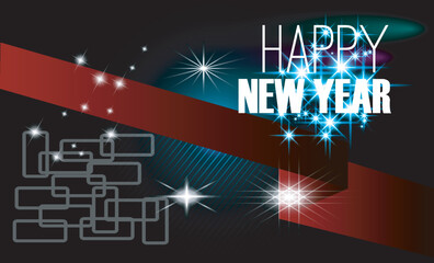 2023 Happy new year vector background design template idea

