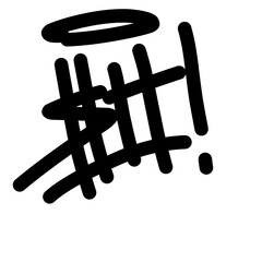 Graffiti throw up