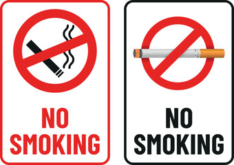 no smoking isolated print ready sign vector