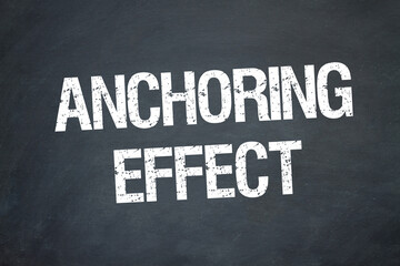 anchoring effect	