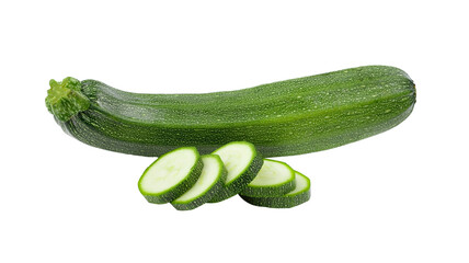  zucchini isolated on transparent png