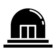 Fototapeta premium mosque glyph 