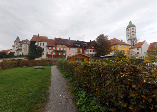 The City Wangen in Allg&auml;u, Baden-W&uuml;rttemberg, Germany, Europe