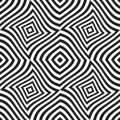 Warped pattern with lines.Unusual poster Design .Vector stripes .Geometric texture


