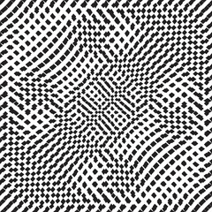 Seamless pattern with lines.Unusual poster Design .Black Vector stripes .Geometric shape. Endless texture

