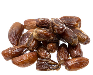 dry date fruit isolated on white background