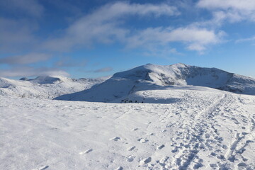 Snowdonia snowdon winter wales glyderau