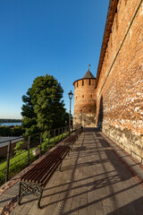 Nizhny Novgorod Kremlin. Towers of the Nizhny Novgorod Kremlin. Sights of Nizhny Novgorod.