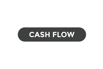 Cash flow button web banner templates. Vector Illustration
