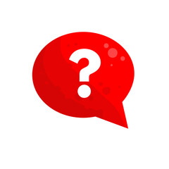 Question mark icon. Help symbol. FAQ sign illustration