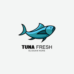 tuna fish design art colorful