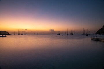 Caribbean landscape and beach