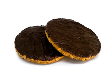 Cookie chocolate isolated on white background, high quality details