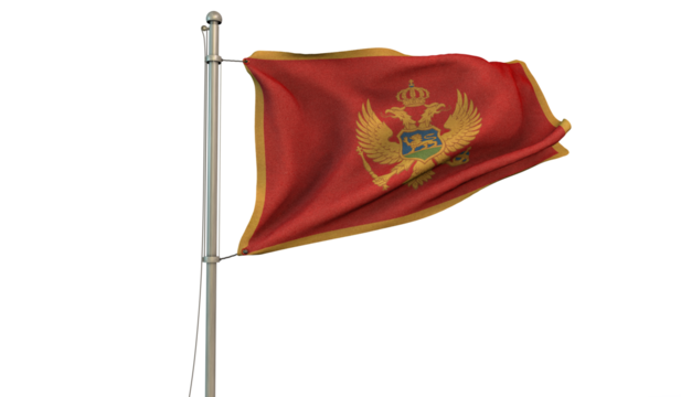 Montenegro Flag, Montenegro, Parliamentary Republic