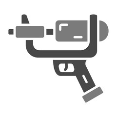 Water Gun Greyscale Glyph Icon