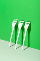 Forks - kitchen utensils, food concept