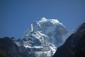 Fotobehang Lhotse Everest drie passen