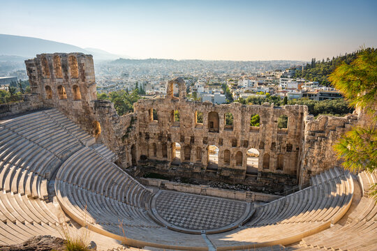 Ruins of the Odeon of Herodes Atticus, Athens Greece © Anthony