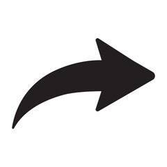 black arrow icon vector illustrations