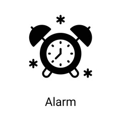 alarm icons, editable stoke, stoke illustration.