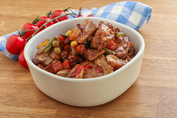 Roasted pork with oyster sauce