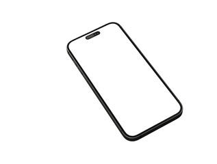 Smartphone. Mobile phone Template. Telephone 3d