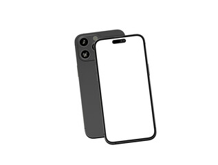 smartphone  With Blank Screen in 3d