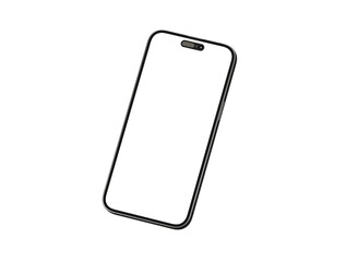 mobile smartphone device digital isolated 3d