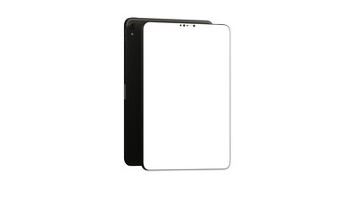 Tablet 3d computer with blank screen