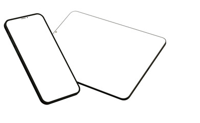 Tablet 3d computer with blank screen