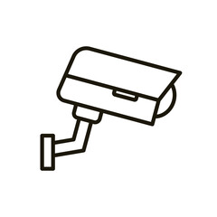 surveillance camera - vector icon