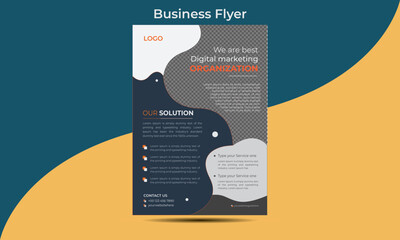 Creative corporate Business flyer Design template