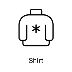 Shirt icons with white background