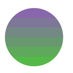 Sunset Retro rainbow Color