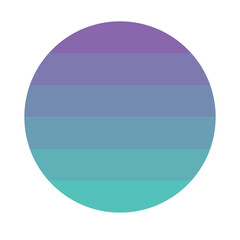 Sunset Retro rainbow Color