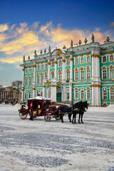 Winter in Saint Petersburg, Russia