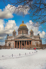 Winter in Saint Petersburg, Russia