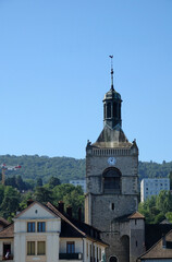Fototapeta na wymiar Kirche in Evian-les-Bains