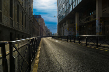Die leeren Straßen