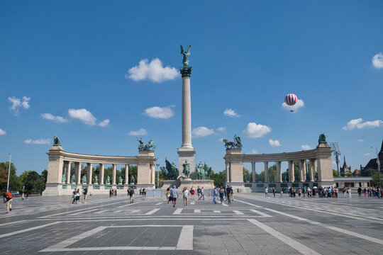 Plaza de los héroes. Budapest